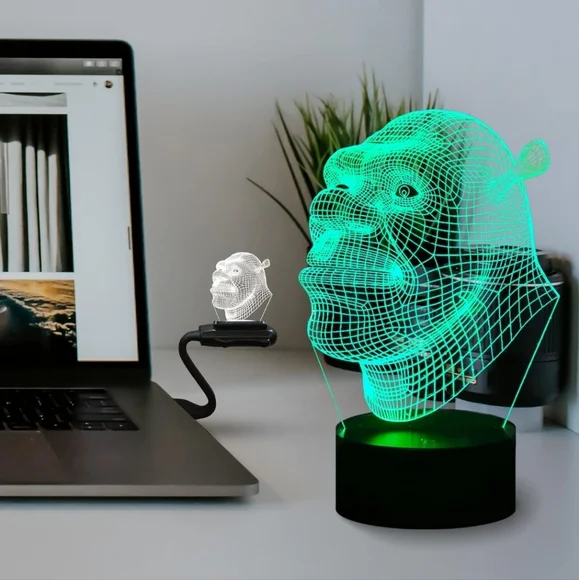 Shrek 3D LED Visual Night Light - Picture 8 of 9